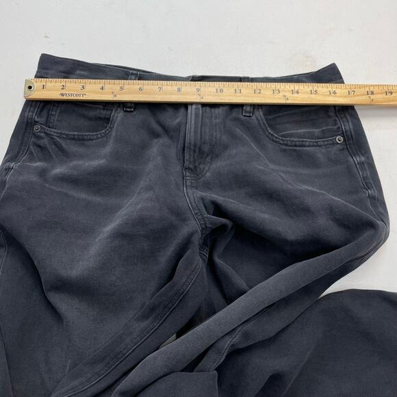 American Eagle Low Rise Skater Black Denim Jeans size 10 Short - Picture 12 of 15